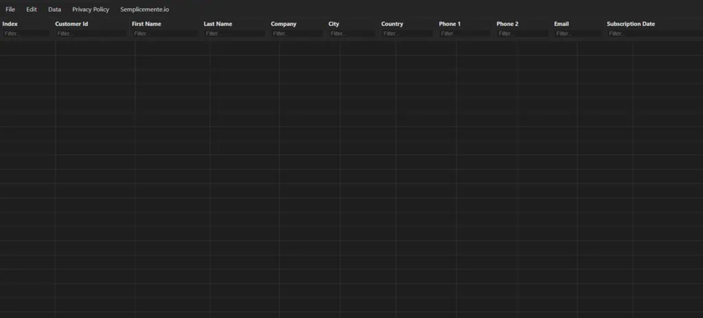 Csv Editor